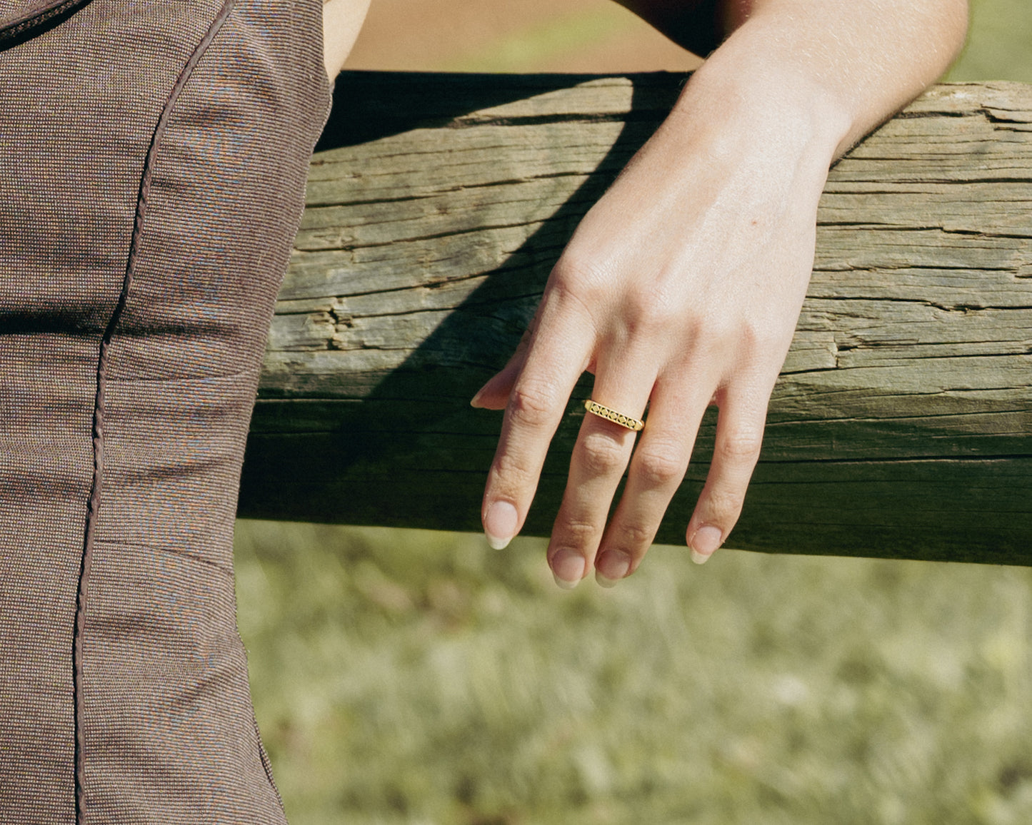 Lisette Gold Vermeil Ring - Matte