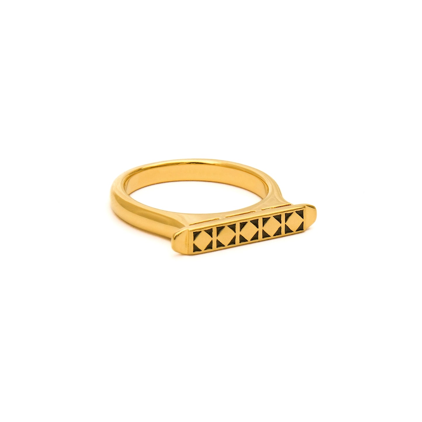 Lisette 18K Gold Ring - Shiny