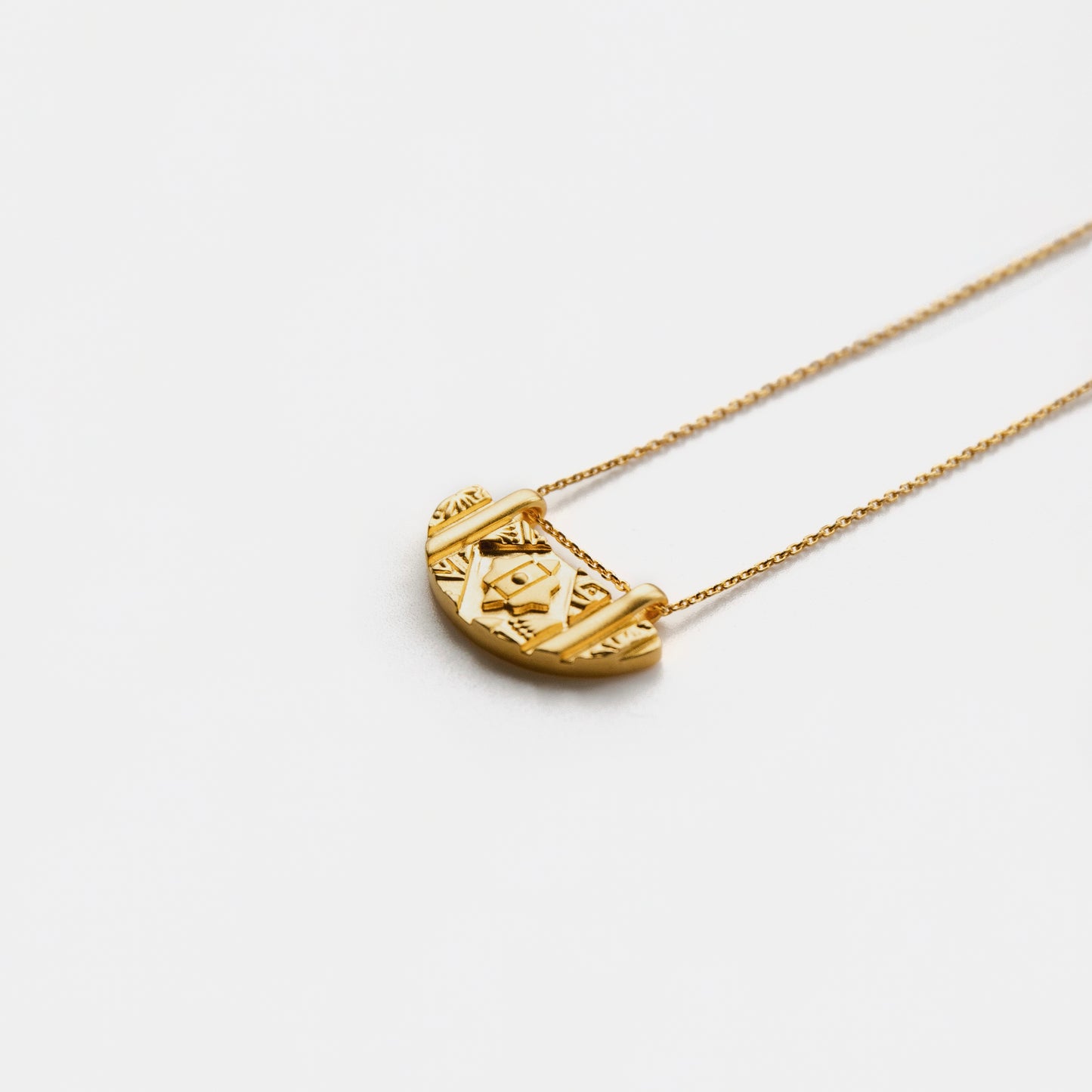 Keizer 18K Gold Necklace - Matte