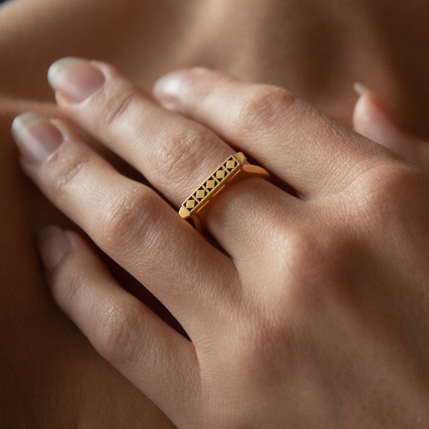 Lisette Gold Vermeil Ring - Matte